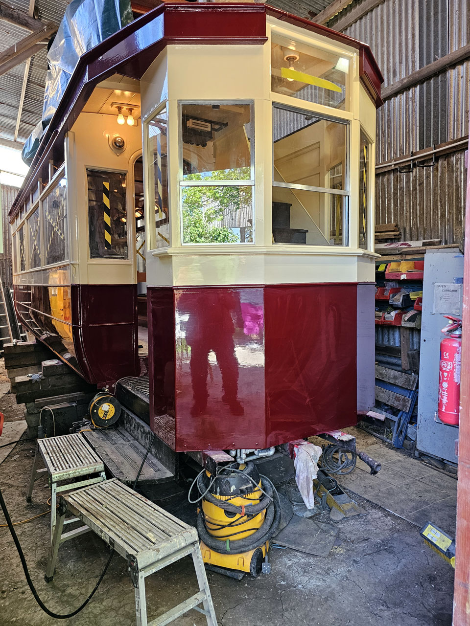 Current Brighton Tram 53 restoration progress